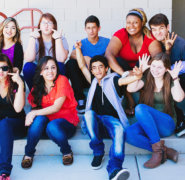 Students at Edge High School